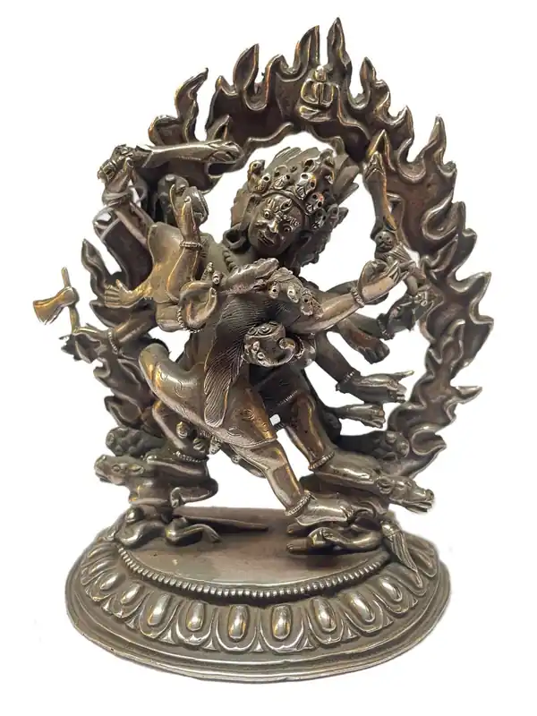 Statue de Hayagriva – en argent sterling