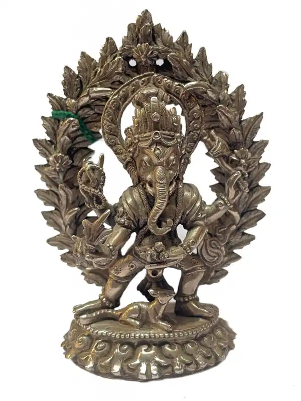 Statue en argent sterling de Ganesh