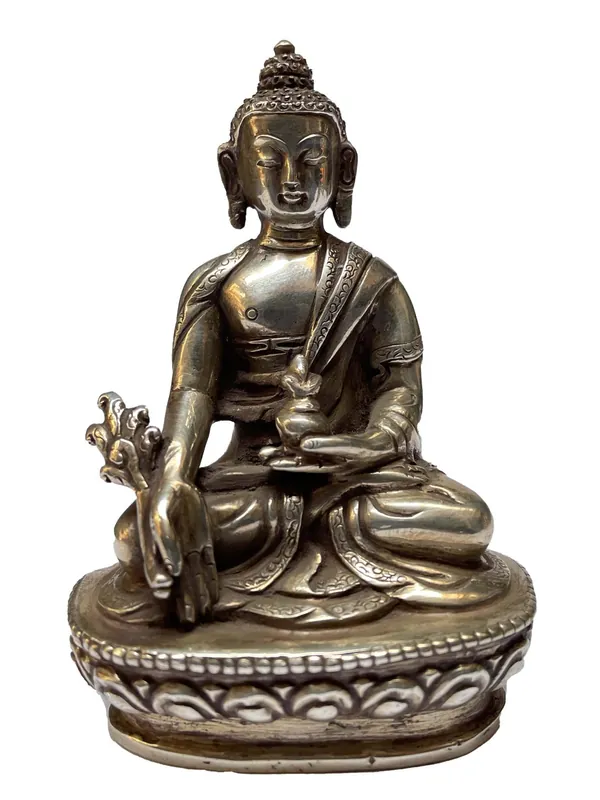 Statue du Bouddha de Médecine – Argent Sterling
