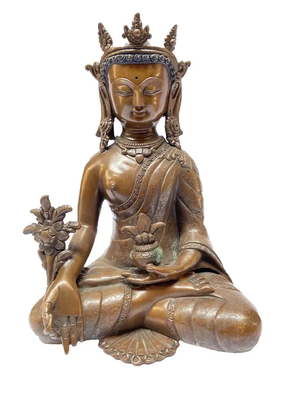 Statue du Bouddha de Médecine – Cuivre