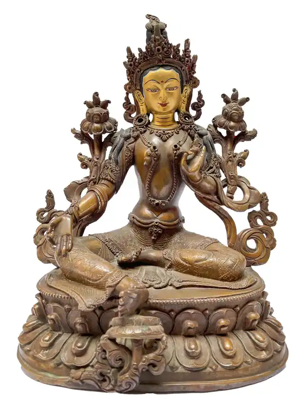 Statue de Tara Verte – Cuivre