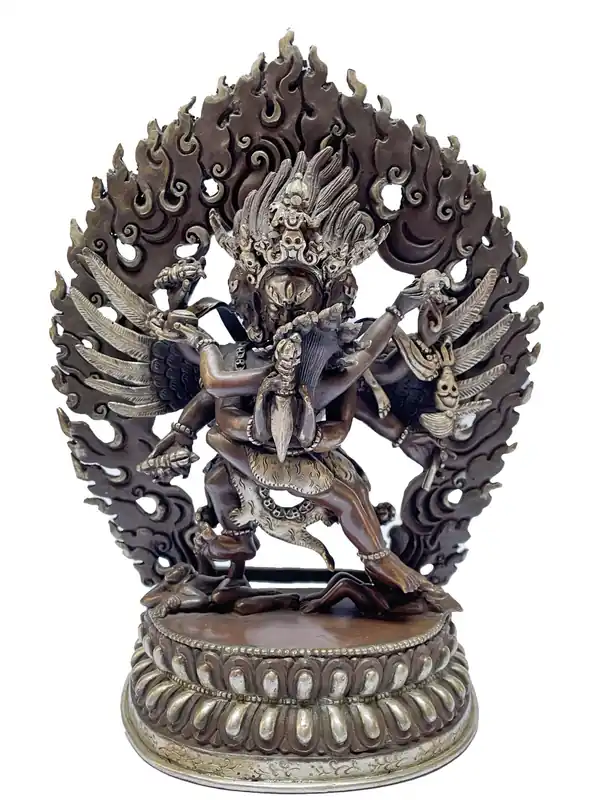 Statue en cuivre de Vajrakilaya
