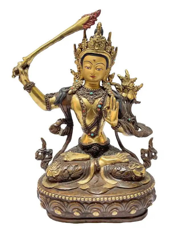 Statue de Manjushri de 23 cm