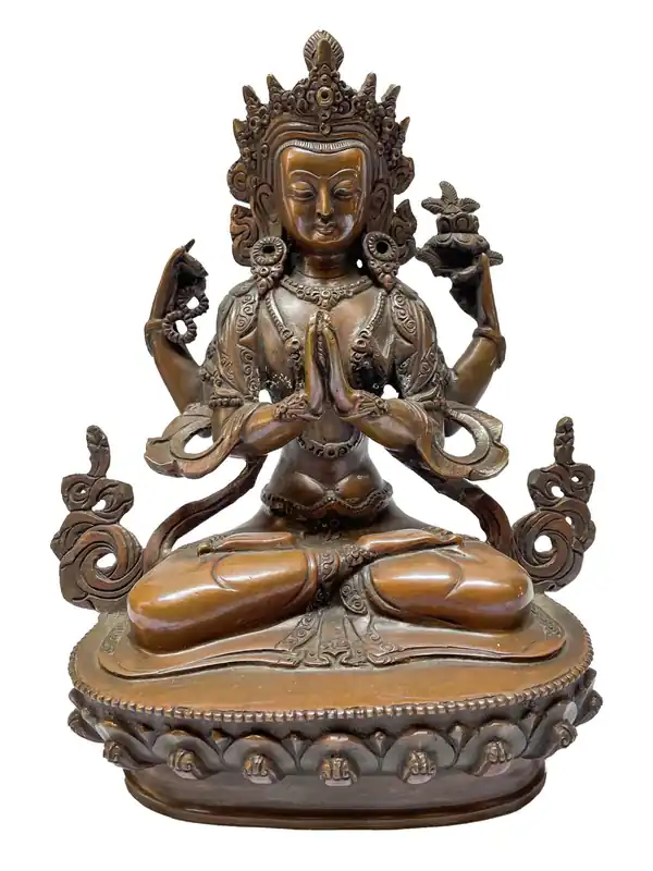 Statue de Avalokiteshvara tibétain