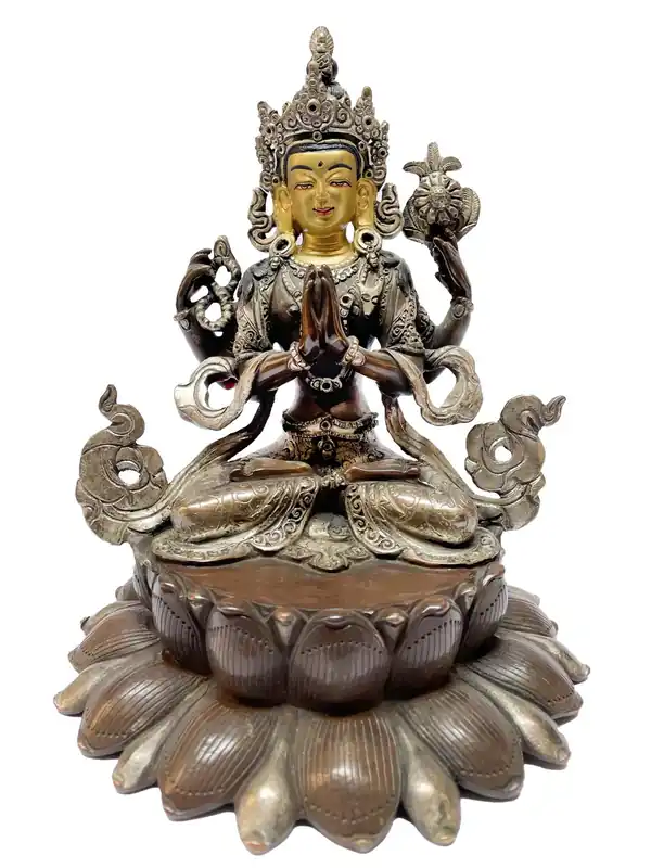 Statue traditionnelle d’Avalokiteshvara