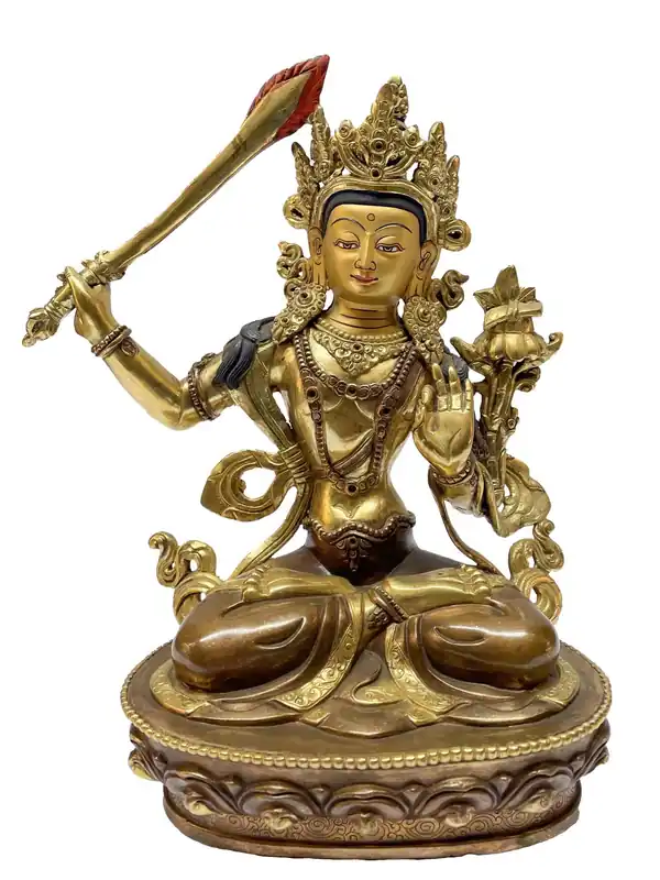 Statue de Manjushri – Cuivre