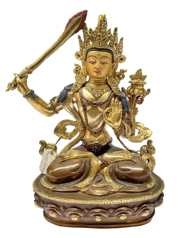Statue faite à la main de Manjushri