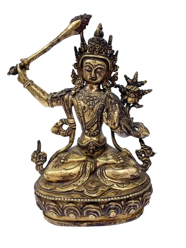 Statue de Manjushri de 22 cm