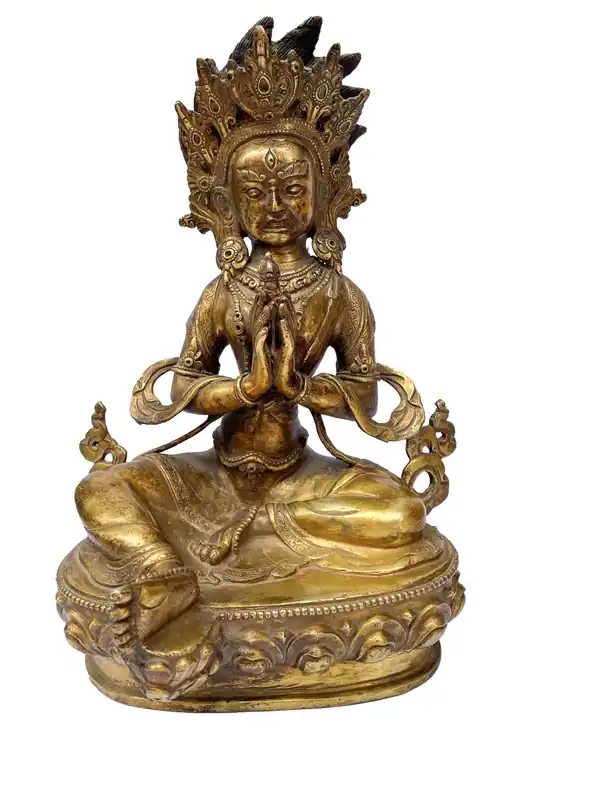 Statue traditionnelle de la Tara Verte