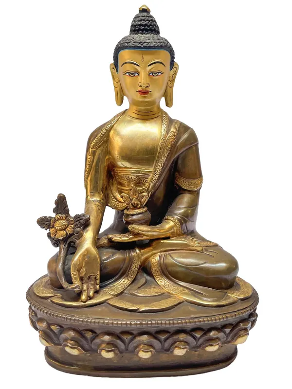 Statue rituelle du Bouddha de médecine