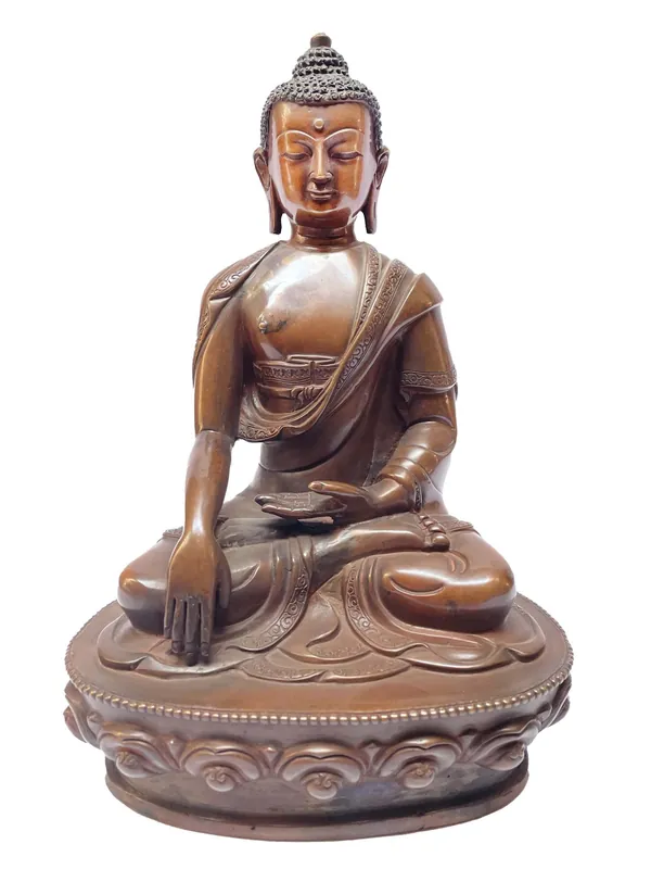 Statue artisanale du Bouddha Shakyamuni