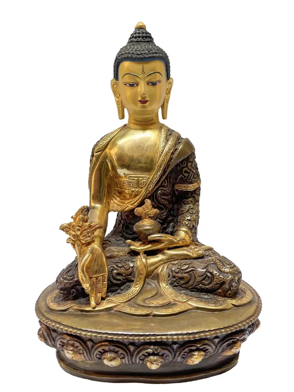 Statue traditionnelle du Bouddha de Médecine
