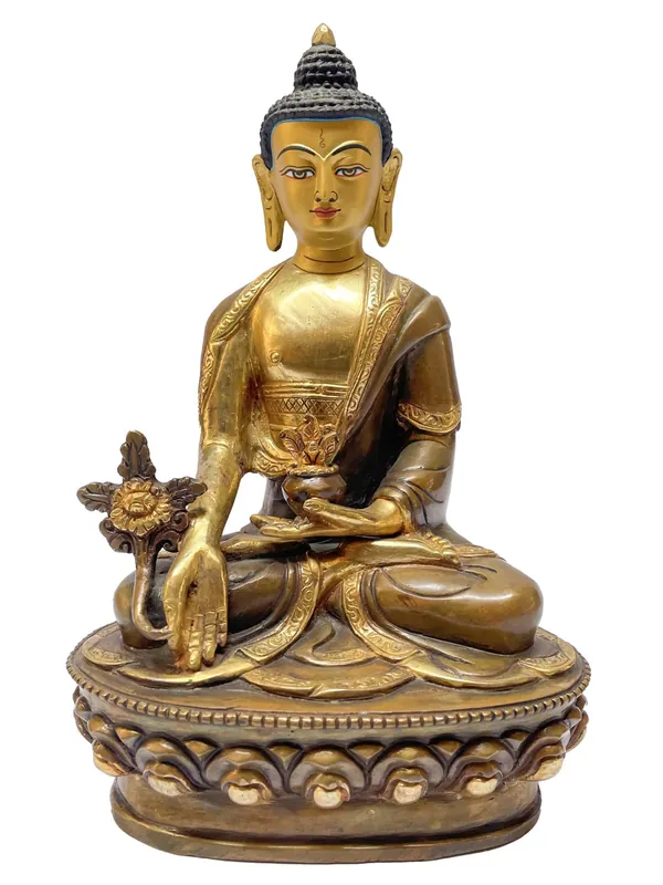 Statue rituelle du Bouddha de Médecine