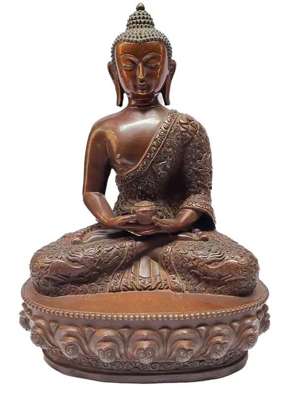 Statue rituelle d’Amitabha Bouddha