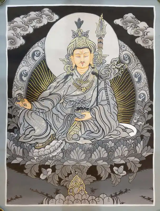Art bouddhiste Thangka de Padmasambhava