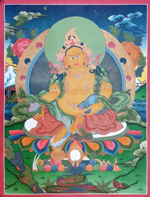 Peinture rituelle de l’art de Dzambala