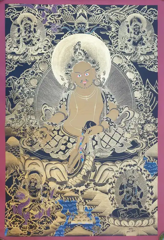 Peinture d’Art de Jambhala Jaune