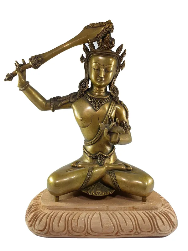 Statue de Manjushri de 28 cm