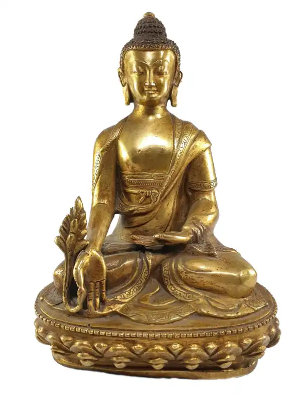 Statue du Bouddha de médecine du Népal