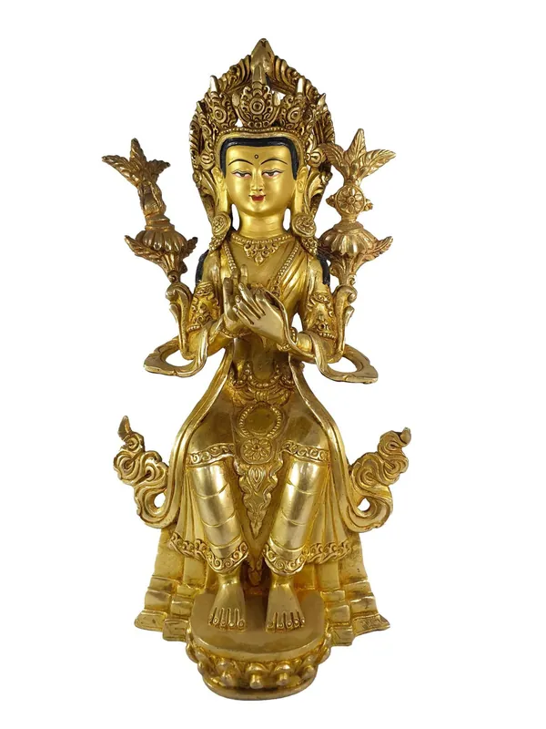 Statue traditionnelle de Maitreya Bouddha