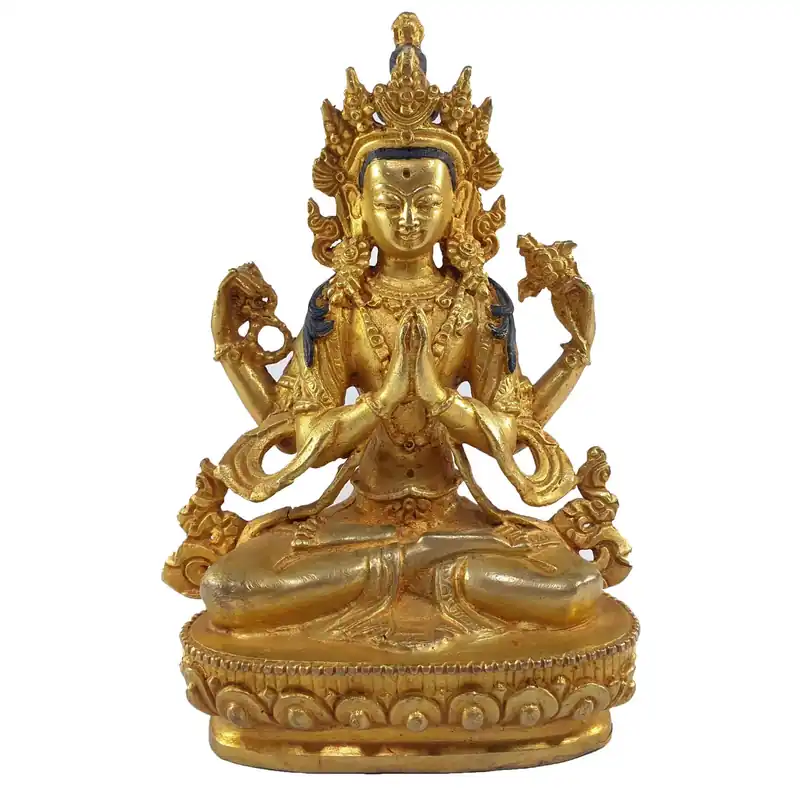 Statue traditionnelle de Chenrezig