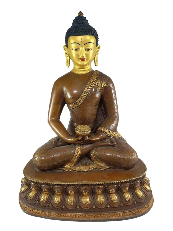 Statue faite à la main d’Amitabha Bouddha