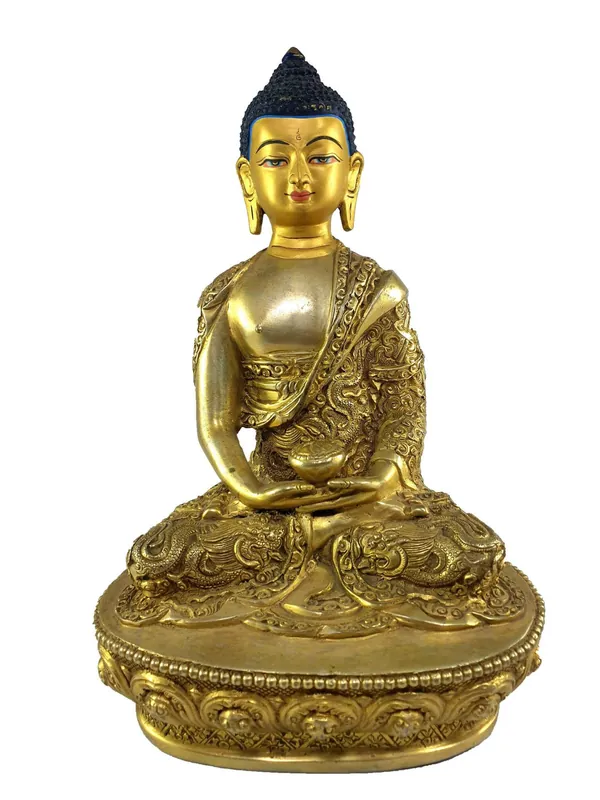 Statue artisanale d’Amitabha Bouddha
