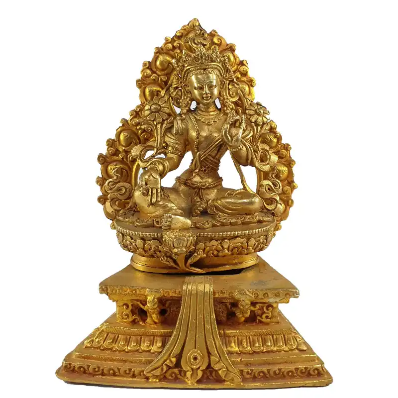 Statue rituelle de Tara Verte