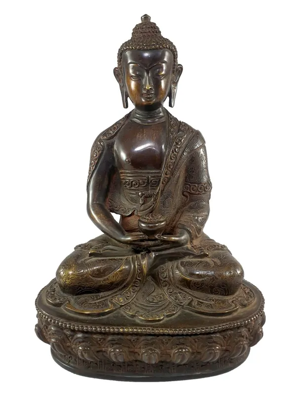 Statue tibétaine d’Amitabha Bouddha