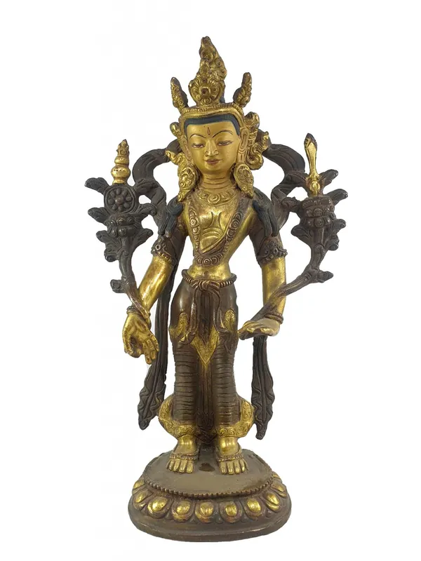 Statue traditionnelle de Manjushri