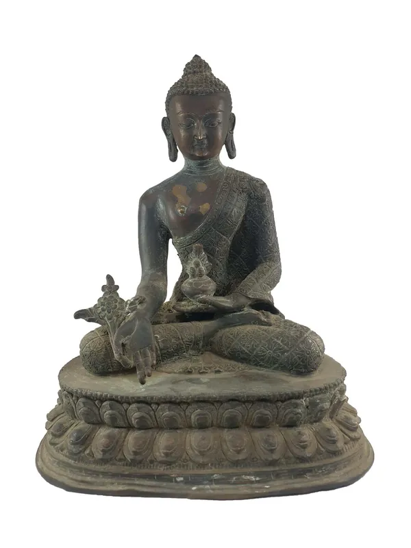 Statue traditionnelle du Bouddha de Médecine