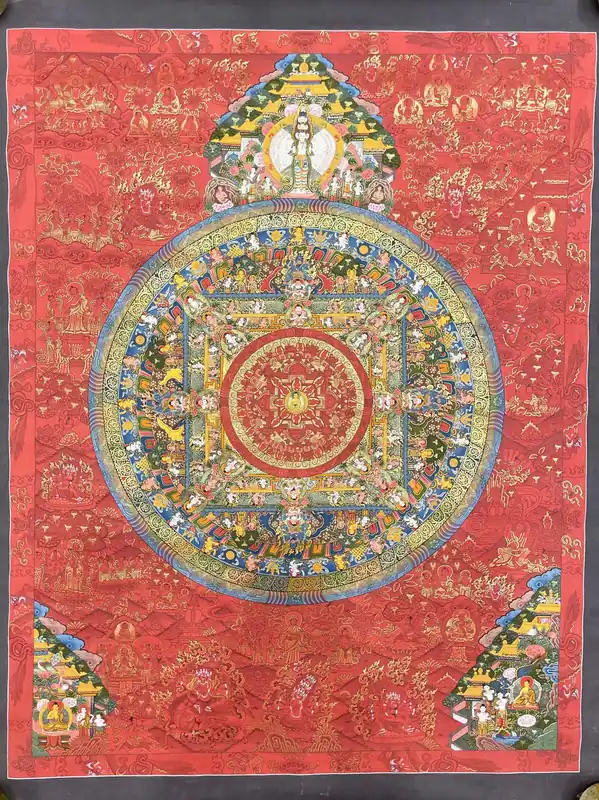 Le rituel de la Thangka Mandala du Bouddha