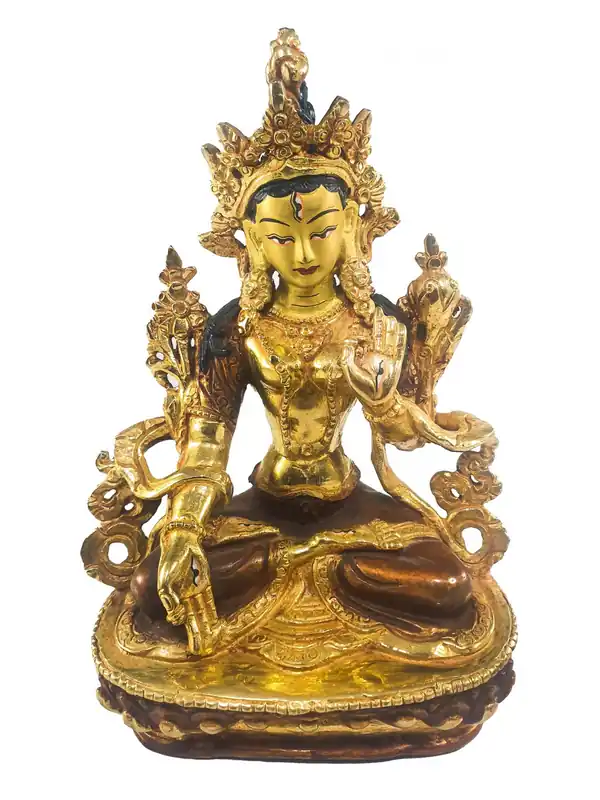 Statue traditionnelle de Tara Blanche