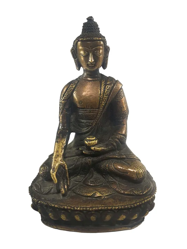 Statue tibétaine du Bouddha Ratnasambhava