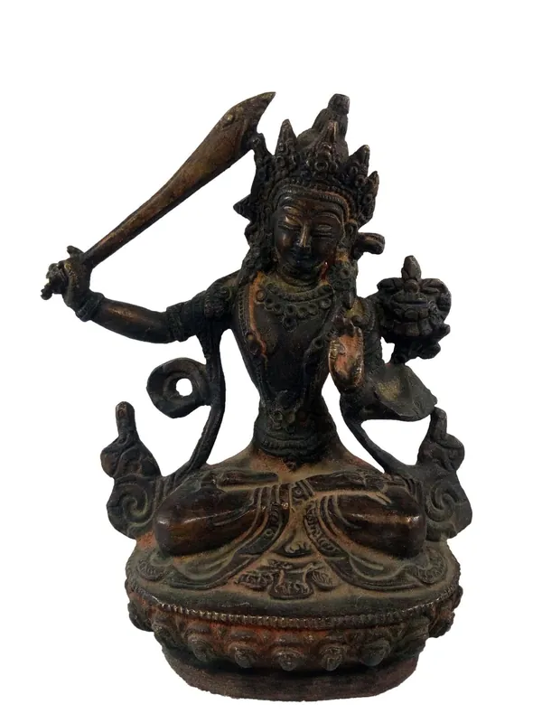 Statue tibétaine de Manjushri