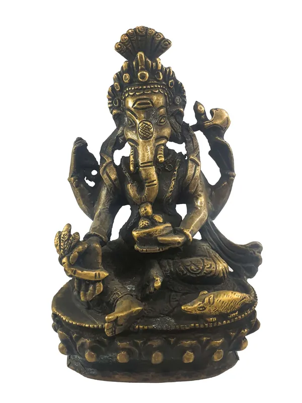 Statue tibétaine de Ganesh