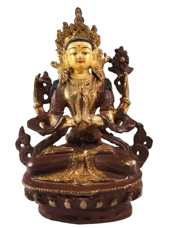 Statue traditionnelle de Chenrezig