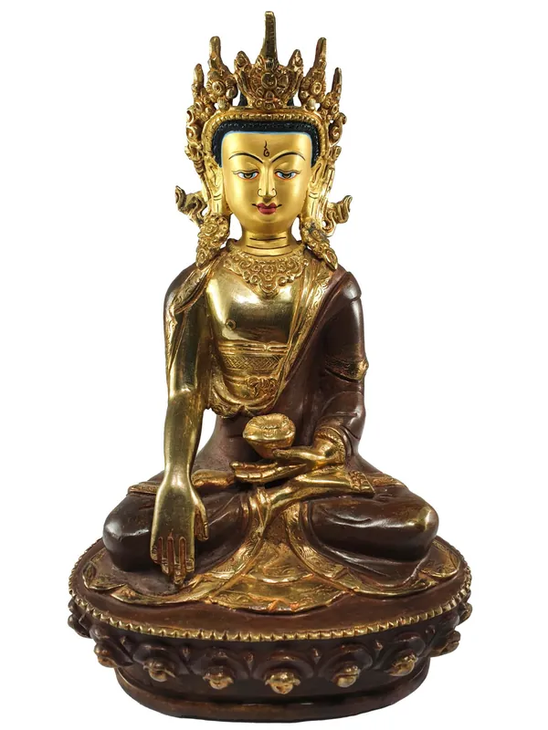 Statue rituelle du Bouddha Shakyamuni