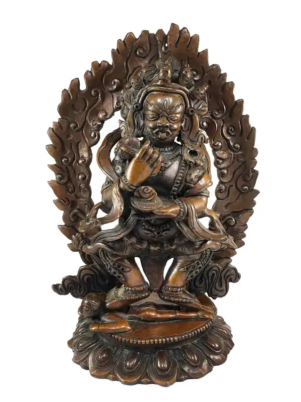 Statue traditionnelle de Mahakala