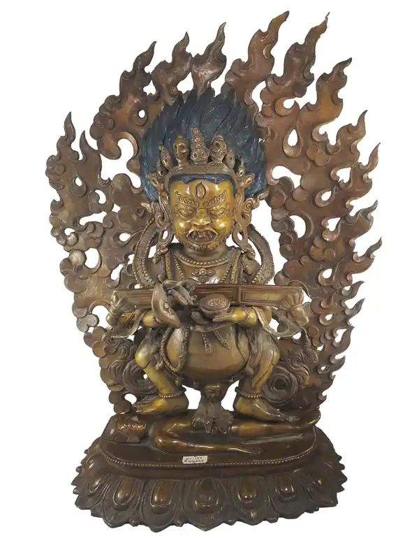 Statue de Mahakala tibétain