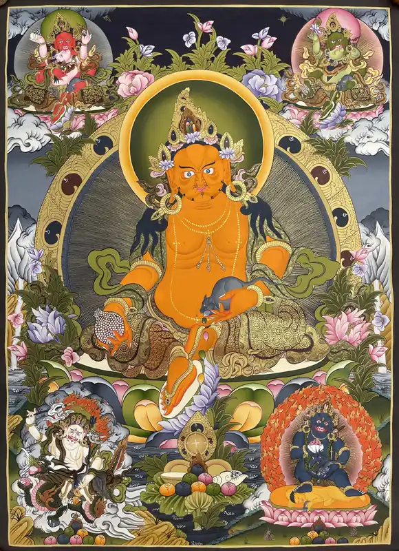 Art bouddhiste de Pancha Jambhala