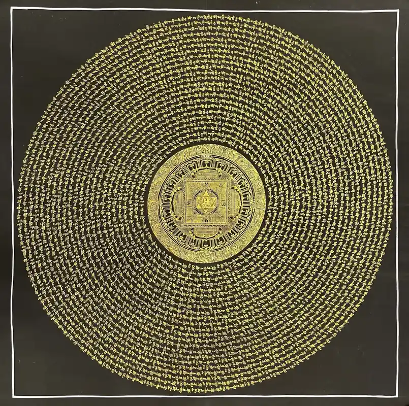 Mantra Mandala Art tibétain