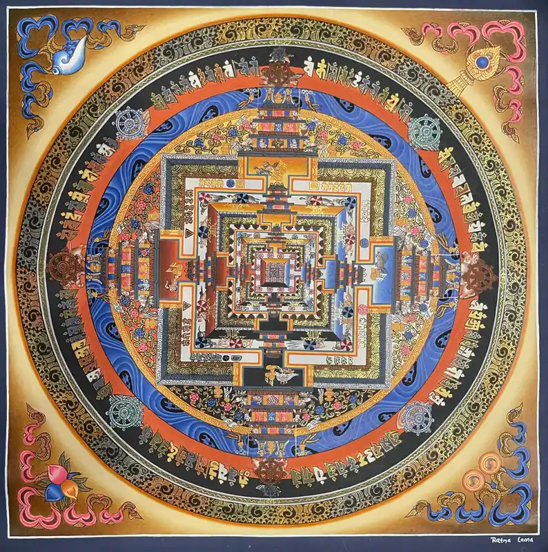 Le Mandala Kalachakra fait main