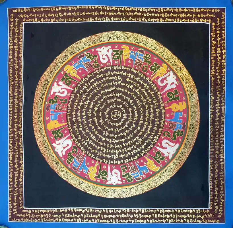 Art du Mandala Mantra Tibétain