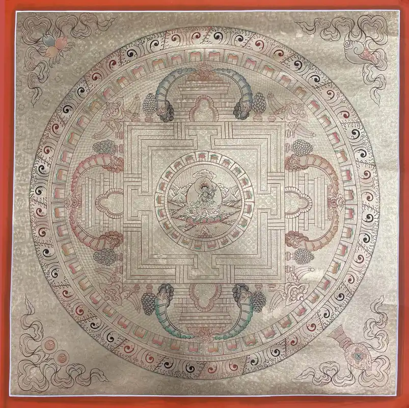 Green Tara Traditional Mandala