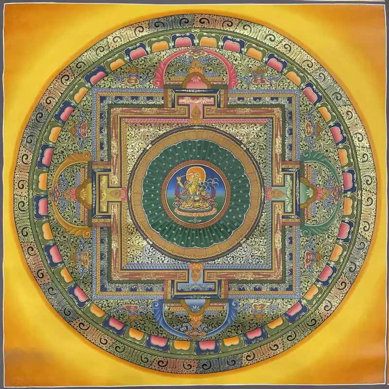 Manjushri Mandala Art tibétain
