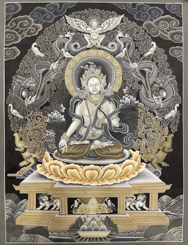 White Tara Newari Paubha