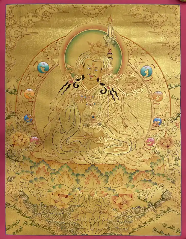 Thangka bouddhiste de l’art de Padmasambhava