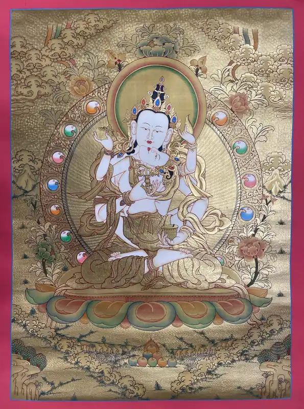 Thangka bouddhiste de l’art de Vajrasattva