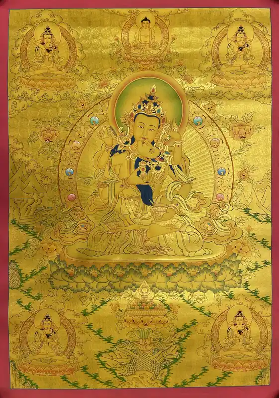 Vajrasattva Shakti avec Vajradhara